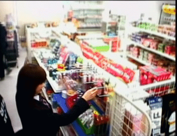 【合法ロリGIF】泣きマネしても無駄無駄無駄ぁww万引き少女をコンビニのバックヤードで犯しまくる店員! その1